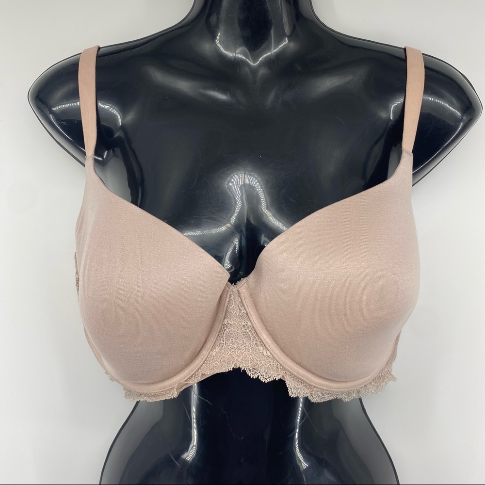 Spanx 38DD Beige Lace Bra
